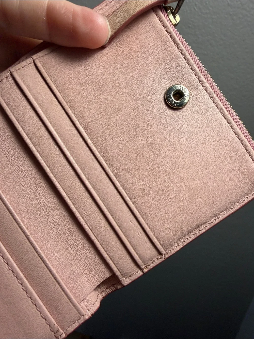 LIMITED EDITION MCM Pink Bunny Motif Wallet